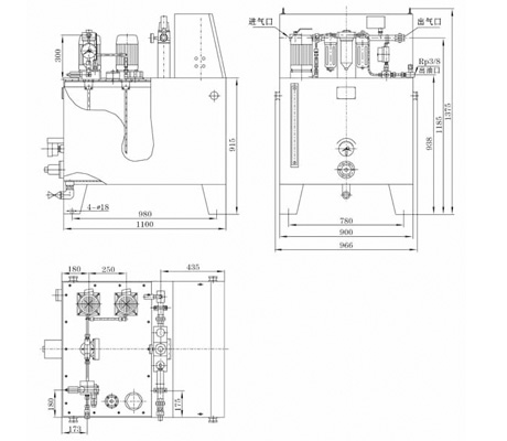 DJYQD-*-*型单线油—气供应站
